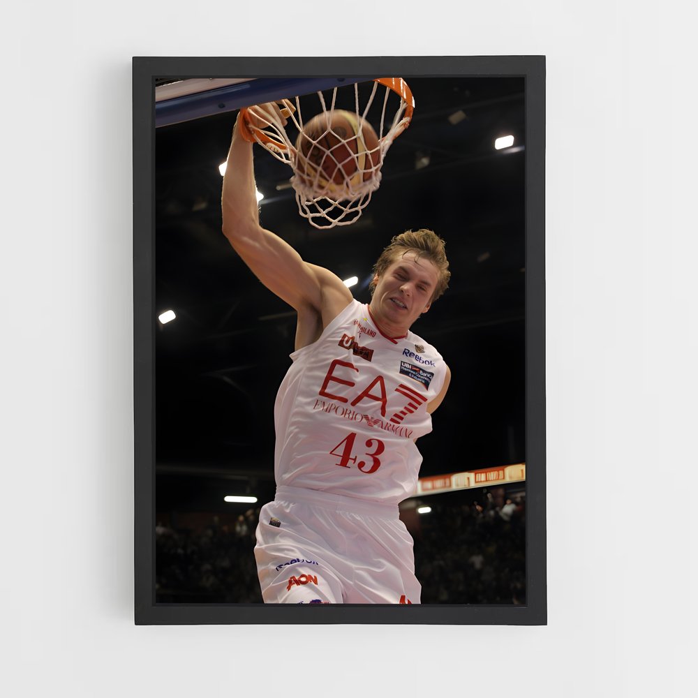 Poster Olimpia milano – affiche Basketball (vue 2)